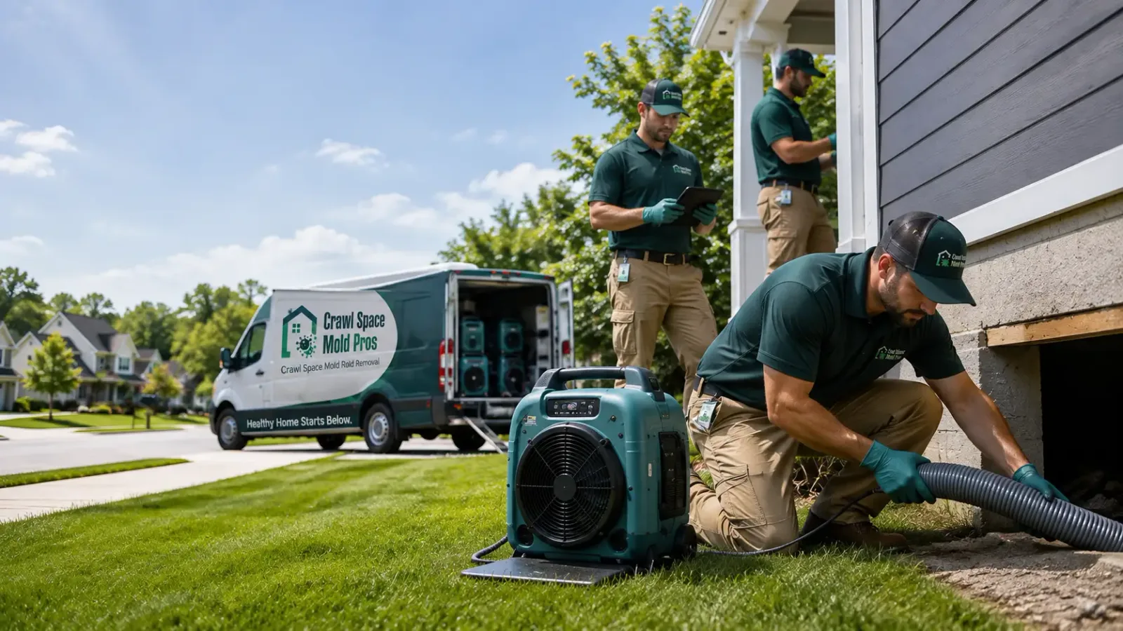 Crawl Space Mold Removal in Saint George, UT